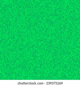 Vector knitted background in green colors. Design template with place for your text. Can be used for web pages, identity style, printing, invitations, banners