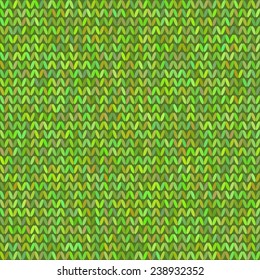 Vector knitted background in pale colors. Design template with place for your text. Can be used for web pages, identity style, printing, invitations, banners