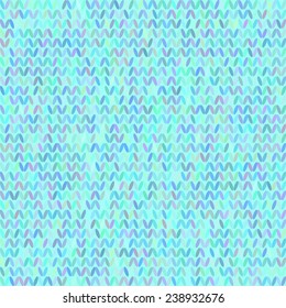 Vector knitted background in pale colors. Design template with place for your text. Can be used for web pages, identity style, printing, invitations, banners