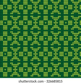  Vector knitted geometrical pattern 