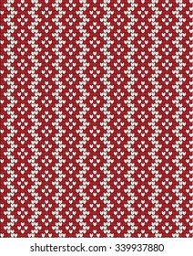  Vector knitted geometrical pattern 