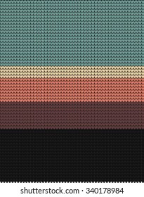  Vector knitted geometrical pattern 