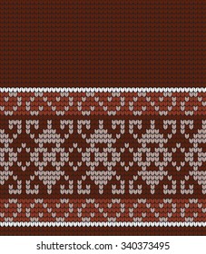  Vector knitted geometrical pattern 