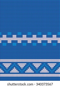  Vector knitted geometrical pattern 