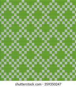  Vector knitted geometrical pattern 
