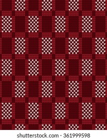  Vector knitted geometrical pattern 