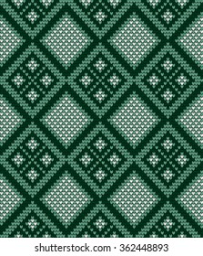  Vector knitted geometrical pattern 
