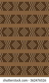  Vector knitted geometrical pattern 