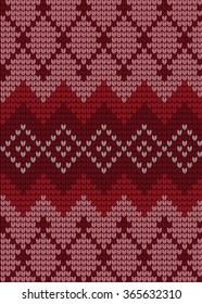  Vector knitted geometrical pattern 