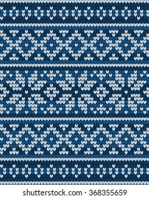  Vector knitted geometrical pattern 
