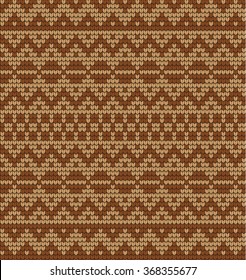  Vector knitted geometrical pattern 