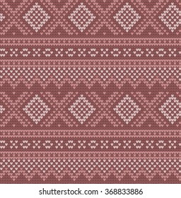  Vector knitted geometrical pattern 