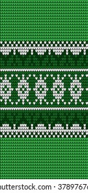  Vector knitted geometrical pattern 