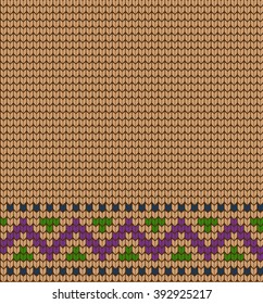  Vector knitted geometrical pattern 