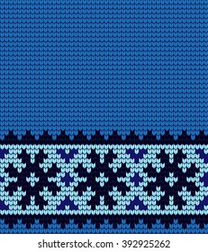  Vector knitted geometrical pattern 