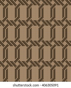  Vector knitted geometrical pattern 