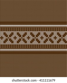  Vector knitted geometrical pattern 