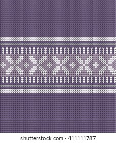  Vector knitted geometrical pattern 