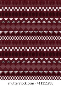  Vector knitted geometrical pattern 