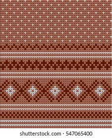  Vector knitted geometrical pattern 