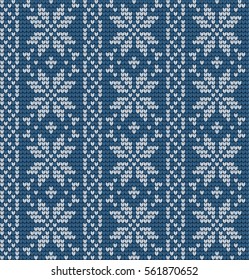  Vector knitted geometrical pattern 