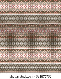  Vector knitted geometrical pattern 