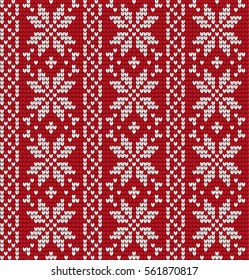  Vector knitted geometrical pattern 