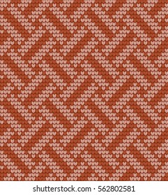  Vector knitted geometrical pattern 