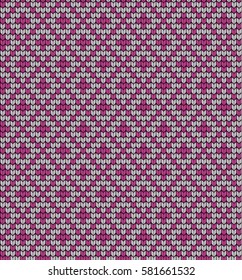  Vector knitted geometrical pattern 