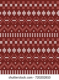 Vector knitted geometrical pattern 