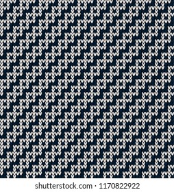 Vector knitted geometrical pattern knitwear pattern thread
