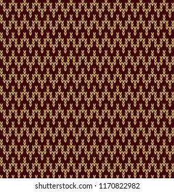 Vector knitted geometrical pattern knitwear pattern thread