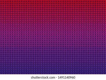 vector knitted gradient pattern, sweater