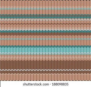 vector knitted pattern