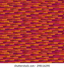 vector knitting seamless background: geometric pattern