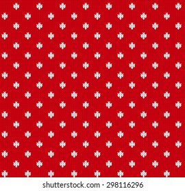 vector knitting seamless background: polka dot