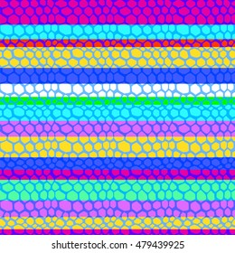 Vector knitting shapes background. Lace pattern hand drawn abstract. For bright clothes swimwear swathes.