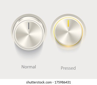 Vector knobs button