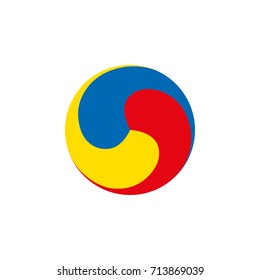 Vektorkoreanisches Emblem