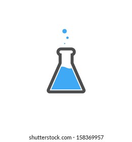 Vector Lab Flask Icon Symbol