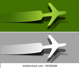 vector label airplanes in flight icons element design.