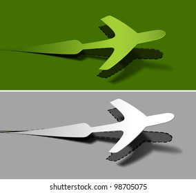 vector label airplanes in flight icons element design.