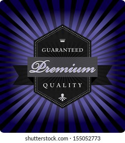 Vector label background.