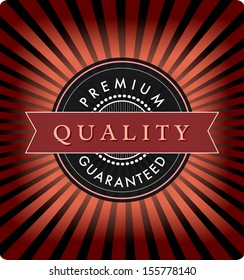 Vector label background.