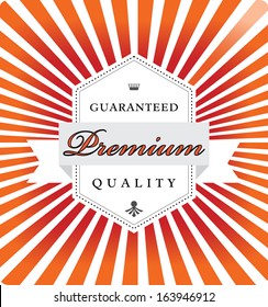 Vector label background.