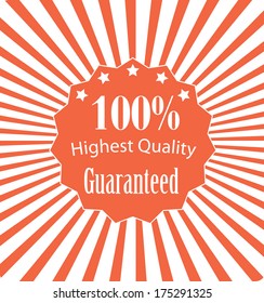 Vector label background.