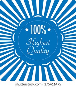 Vector label background.