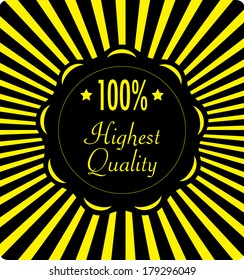 Vector label background.