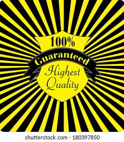 Vector label background.