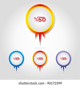Vector label design